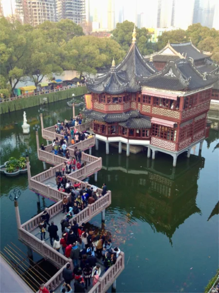 Teahouse at YuYuan Gardens